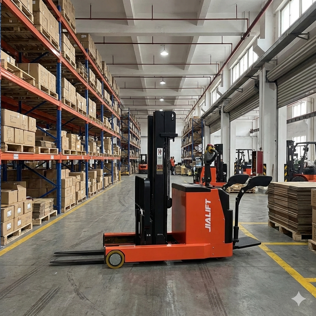XE NÂNG ĐIỆN ĐỨNG LÁI JIALIFT Q1530D 1,5 TẤN